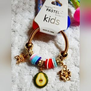 Kids Charm Bracelet - Stainless Steel (Gold Butterfly) - $15 - NWT.